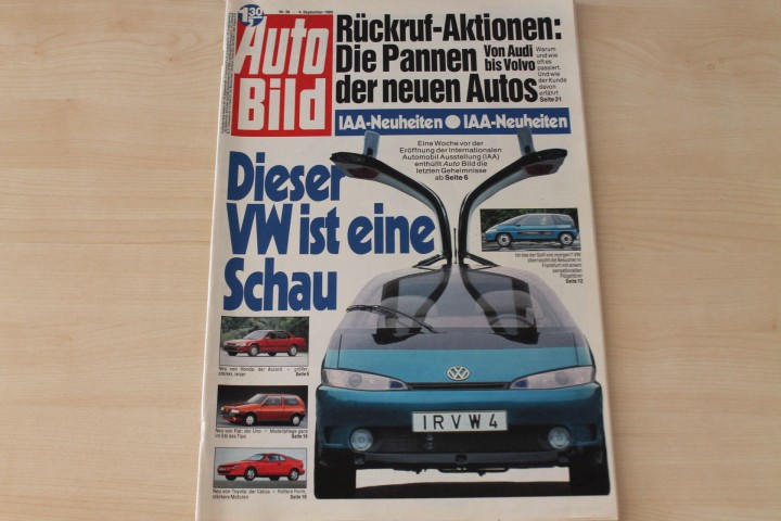 Deckblatt Auto Bild (36/1989)